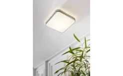 Manilva Plafond 29cm LED 3000K 14,4W Krom IP44
