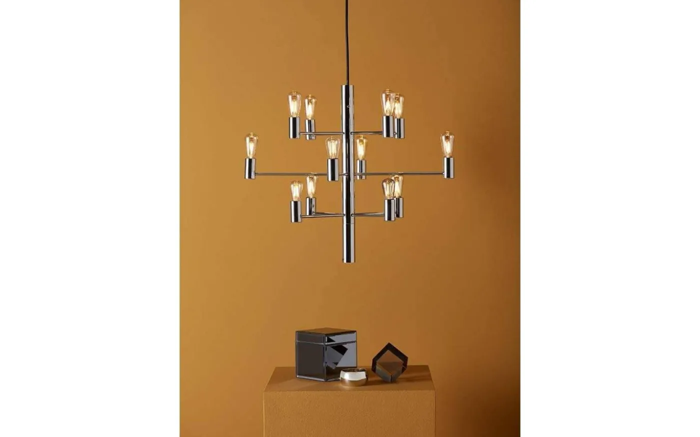 Manola Takkrona 60cm LED 12x2,5W Krom