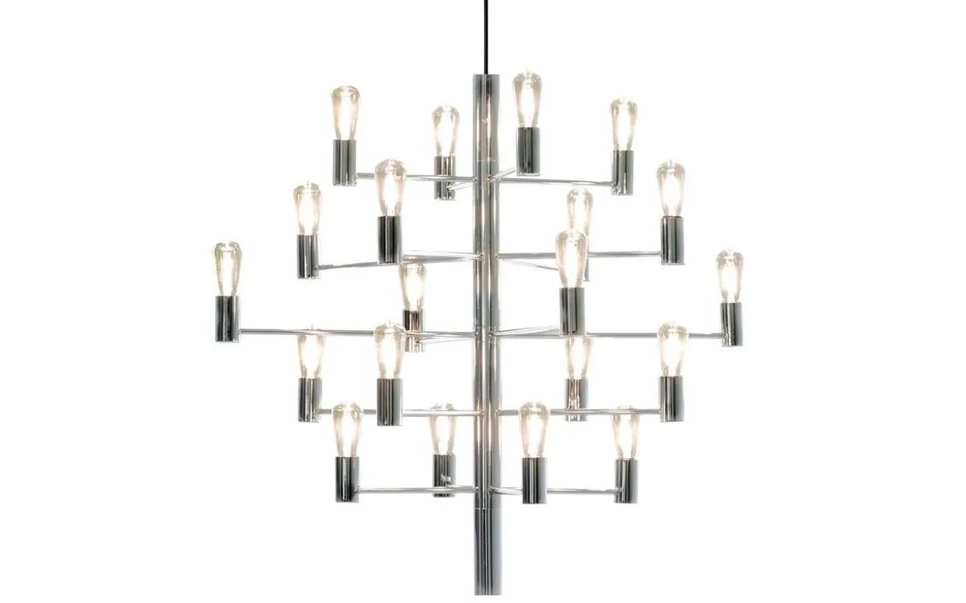 Manola Takkrona 70cm LED 20x2,5W Krom