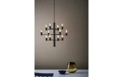 Manola Takkrona 60cm LED 12x2,5W Svart