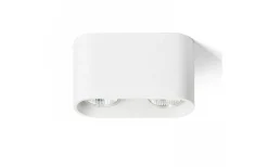 Mantova II Takspotlight Matt vit 2xGU10