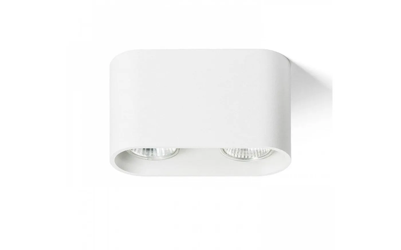 Mantova II Takspotlight Matt vit 2xGU10