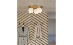 Manzanares Plafond 45cm Guld/Vit