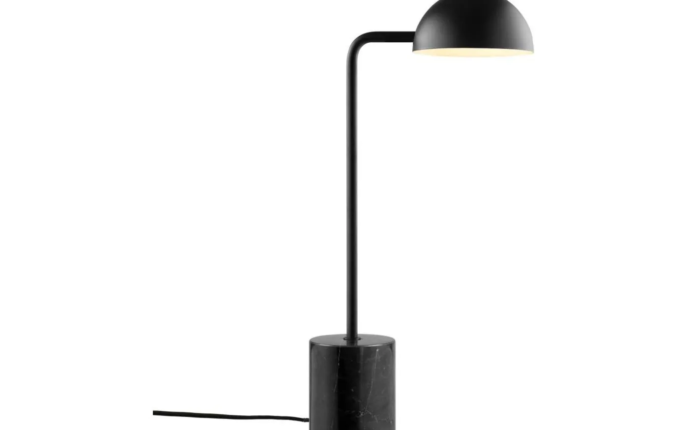 Marble Skrivbordslampa 50cm Svart/Marmor