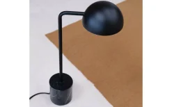 Marble Skrivbordslampa 50cm Svart/Marmor