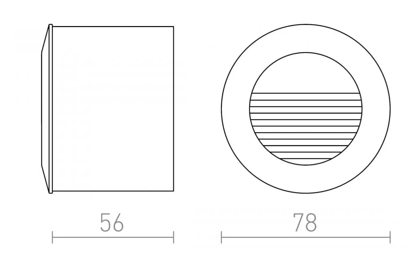 Marco Vägglampa Mörkgrå