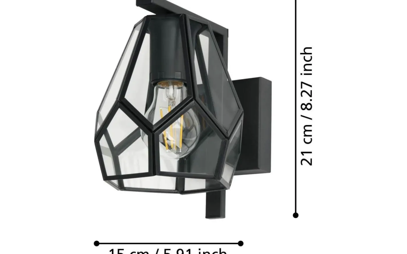 Mardyke Vägglampa Svart