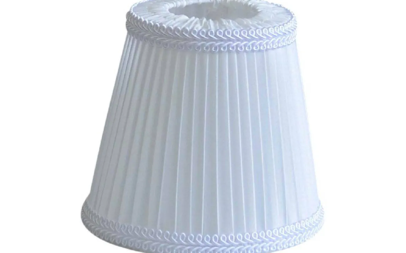 Margareta Plisserad Lampskärm Ø12cm Offwhite