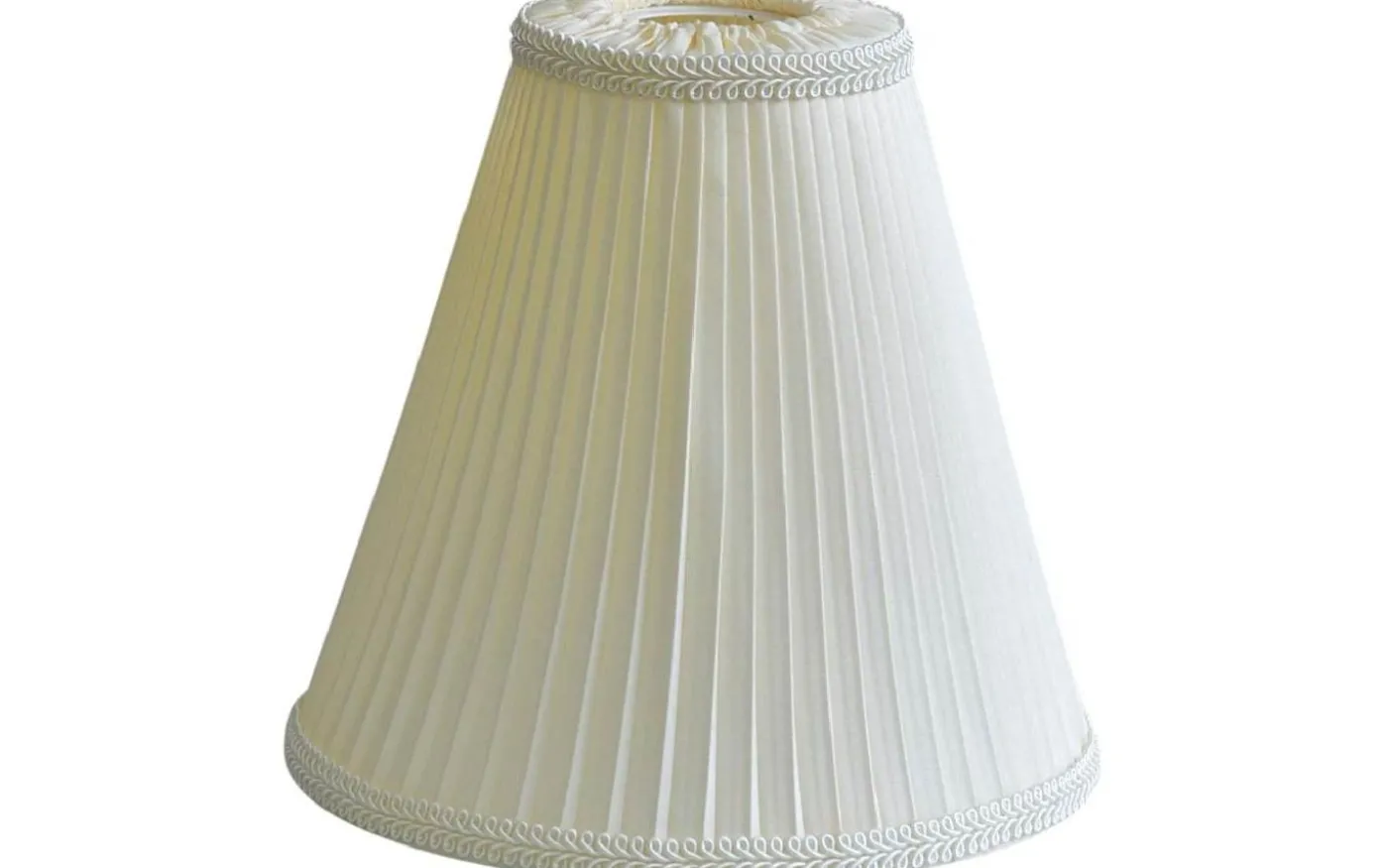 Margareta Plisserad Toppringskärm Ø22cm Beige