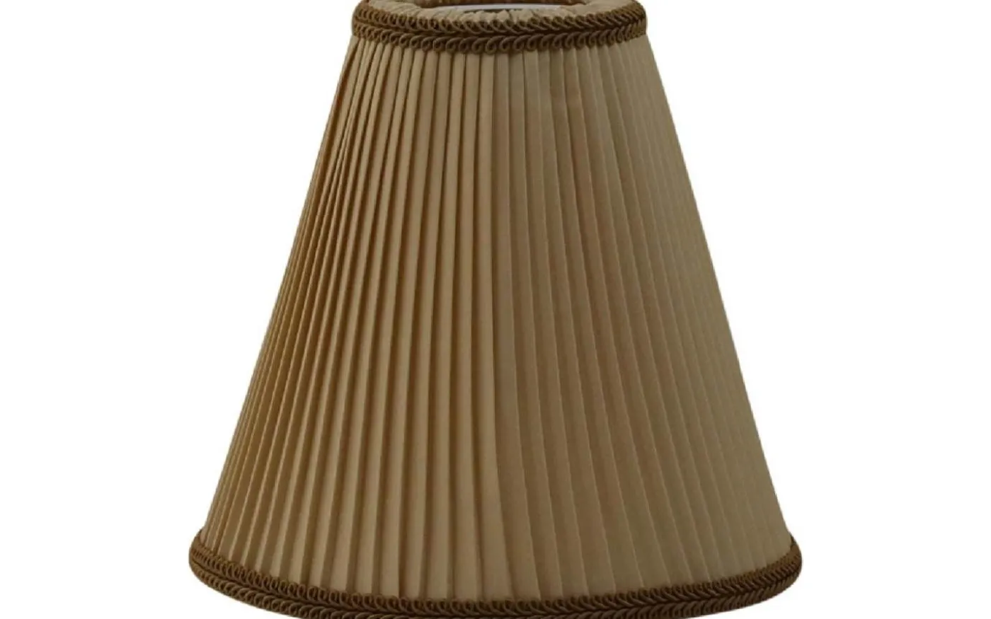 Margareta Plisserad Toppringskärm Ø22cm Guld