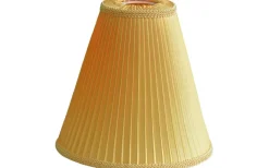 Margareta Plisserad Toppringskärm Ø22cm Gul