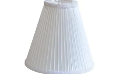 Margareta Plisserad Toppringskärm Ø22cm Offwhite