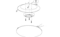 Margitta Plafond 25cm LED 3000K 11W Vit