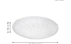 Margitta Plafond 25cm LED 3000K 11W Vit