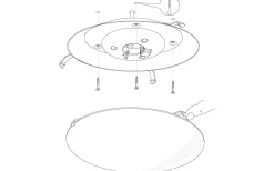 Margitta Plafond 31,5cm LED 3000K 11W Vit