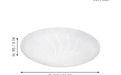 Margitta Plafond 31,5cm LED 3000K 11W Vit