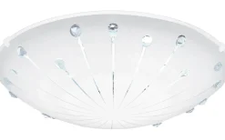 Margitta Plafond 31,5cm LED 3000K 11W Vit/Kristall