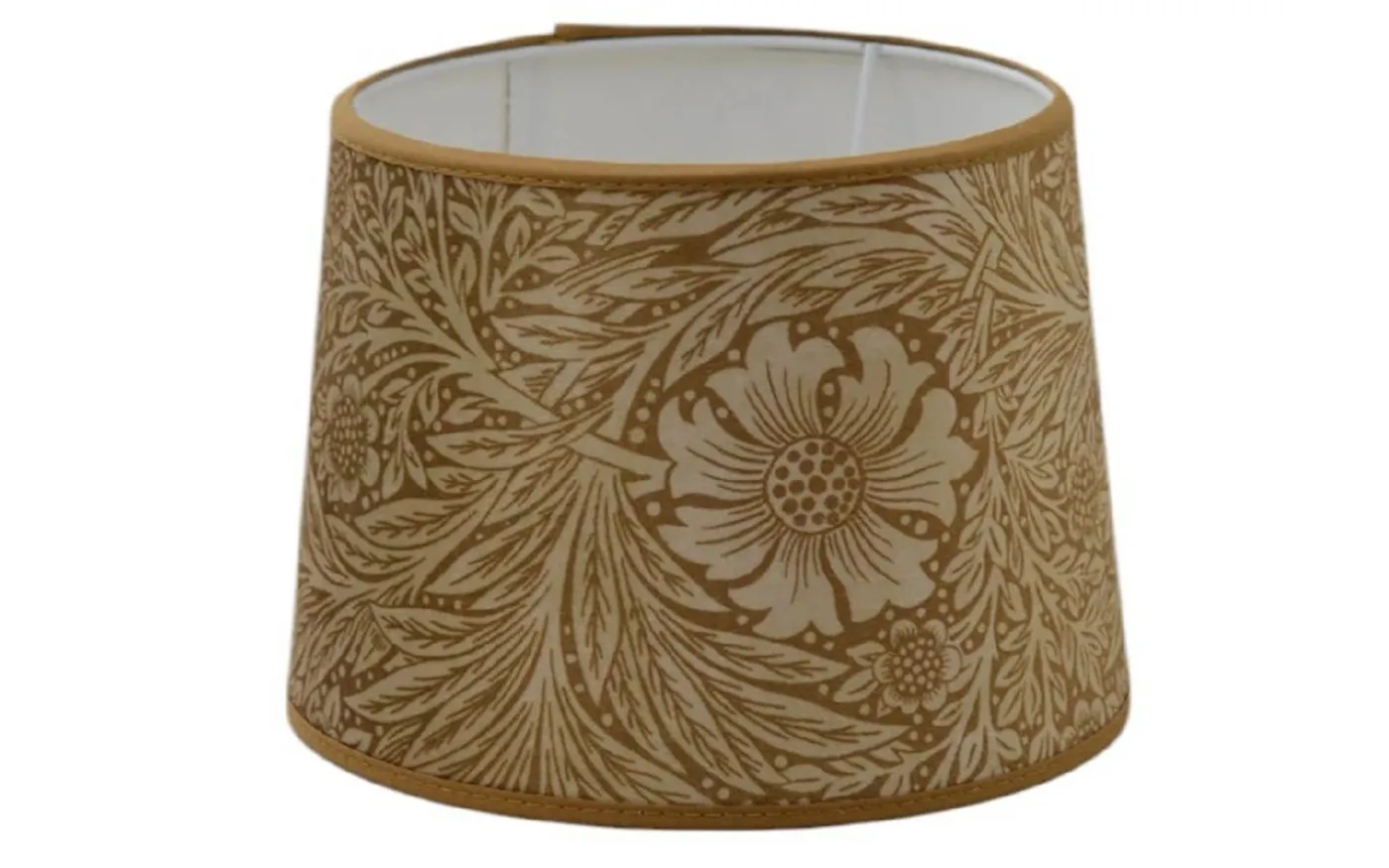 Marigold Velvet Lampskärm Ø20cm Ochre William Morris