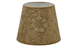 Marigold Velvet Lampskärm Ø17cm Ochre William Morris