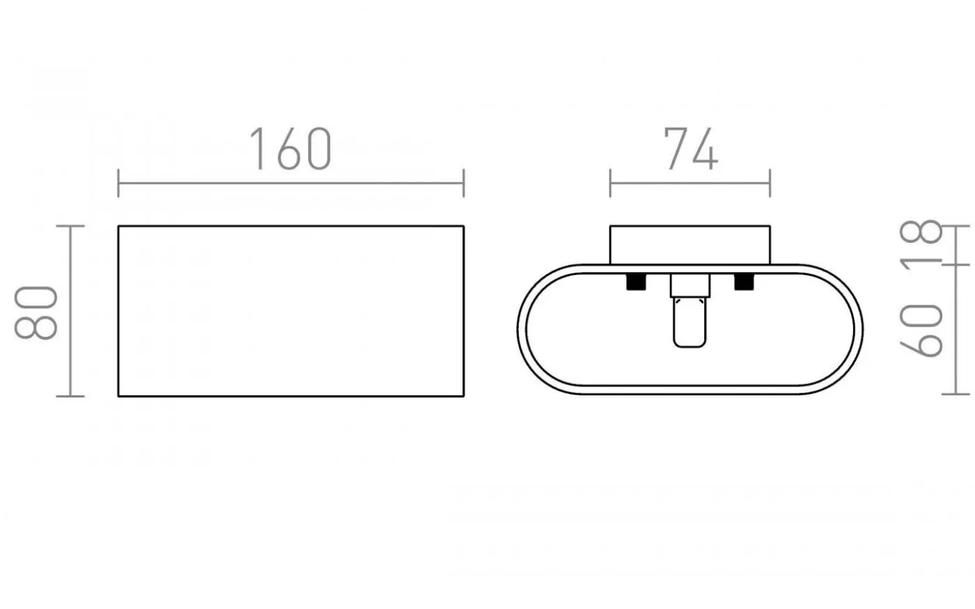 Mario Vägglampa Mattvit G9