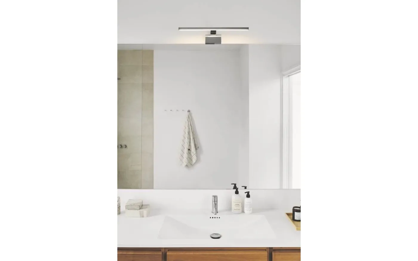 Marlee Vägglampa 3000K 8,9W 50cm Krom IP44