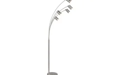 Marley Golvlampa 5-delad GU10 borstad stål