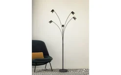 Marley Golvlampa 5-delad GU10 mattsvart