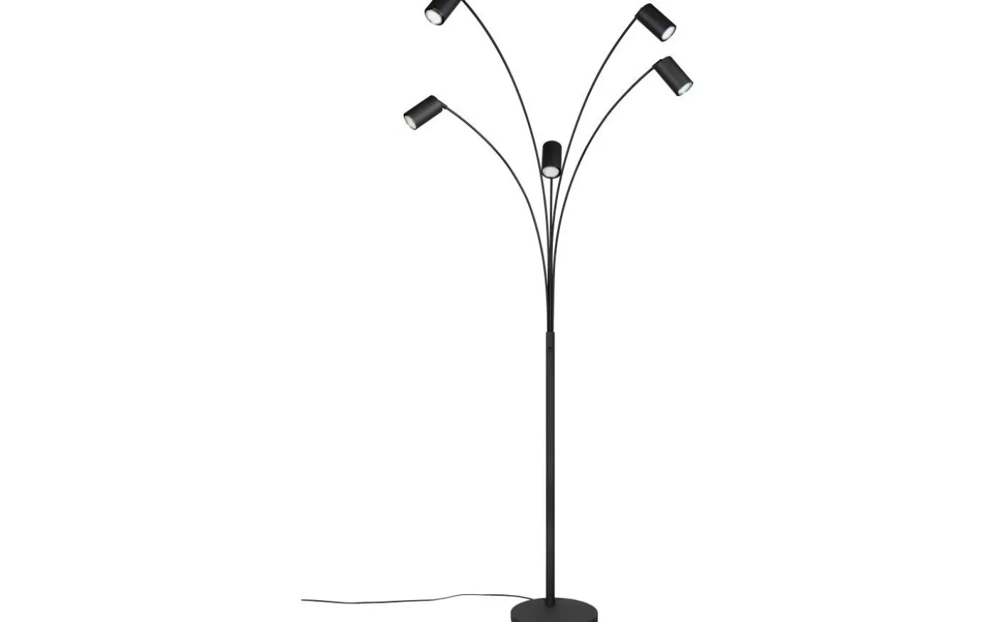 Marley Golvlampa 5-delad GU10 mattsvart