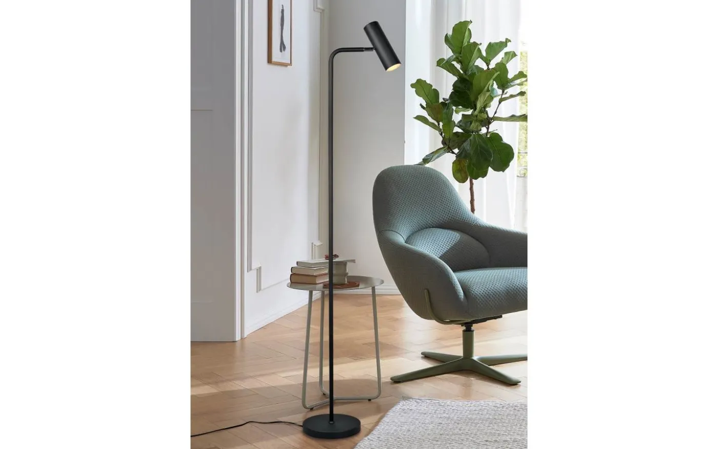 Marley Golvlampa GU10 mattsvart