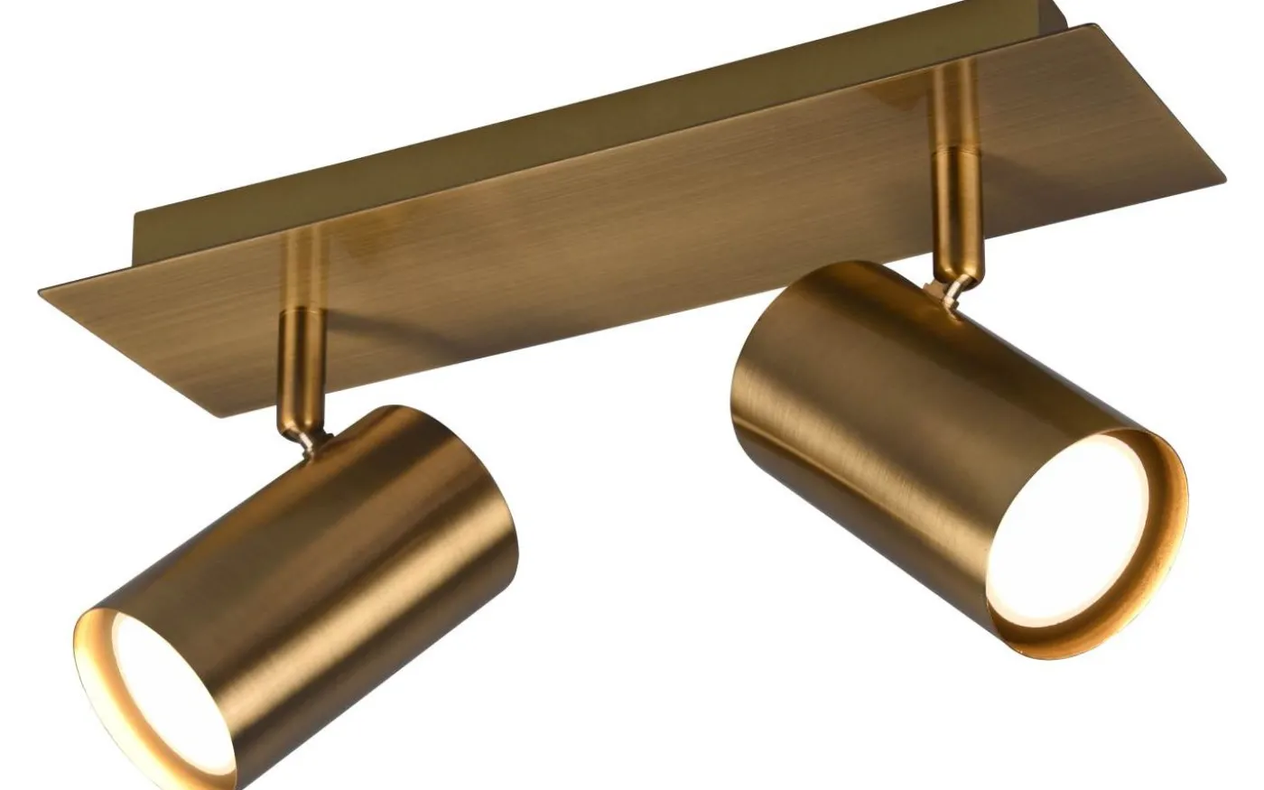 Marley Spotlight 2-delad GU10 antikmässing