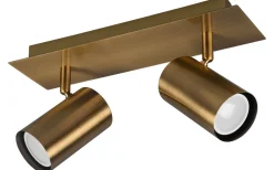 Marley Spotlight 2-delad GU10 antikmässing