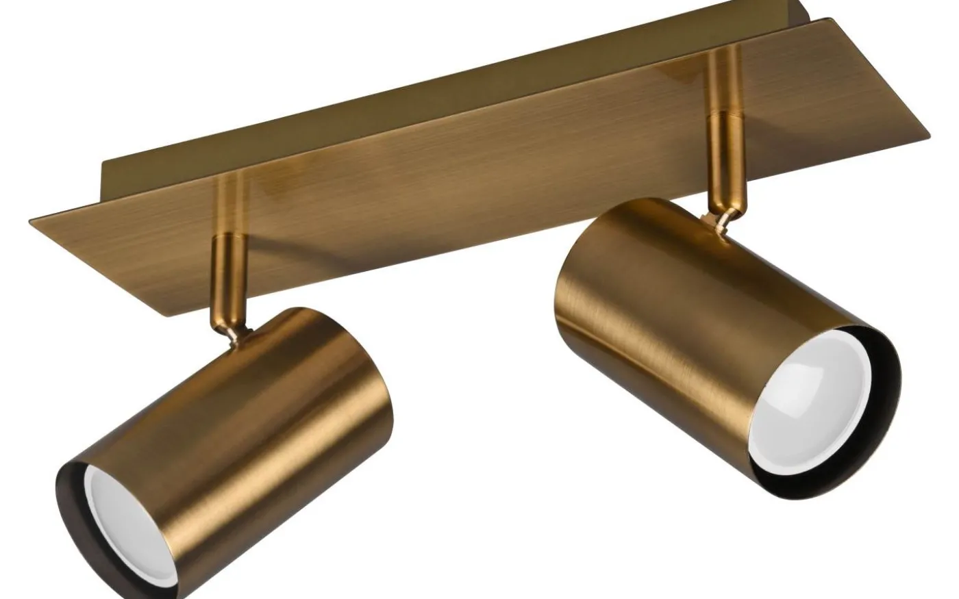 Marley Spotlight 2-delad GU10 antikmässing