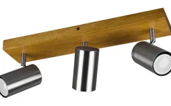 Marley Spotlight 3-delad GU10 borstad stål/trä