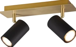 Marley Spotlight 2-delat GU10 svart/guld