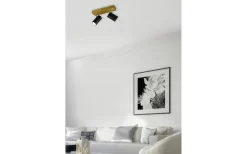 Marley Spotlight 2-delat GU10 matt svart/trä