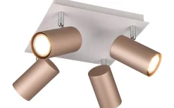 Marley Spotlight 4-delat GU10 kaffebrun/mattvit