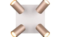 Marley Spotlight 4-delat GU10 kaffebrun/mattvit