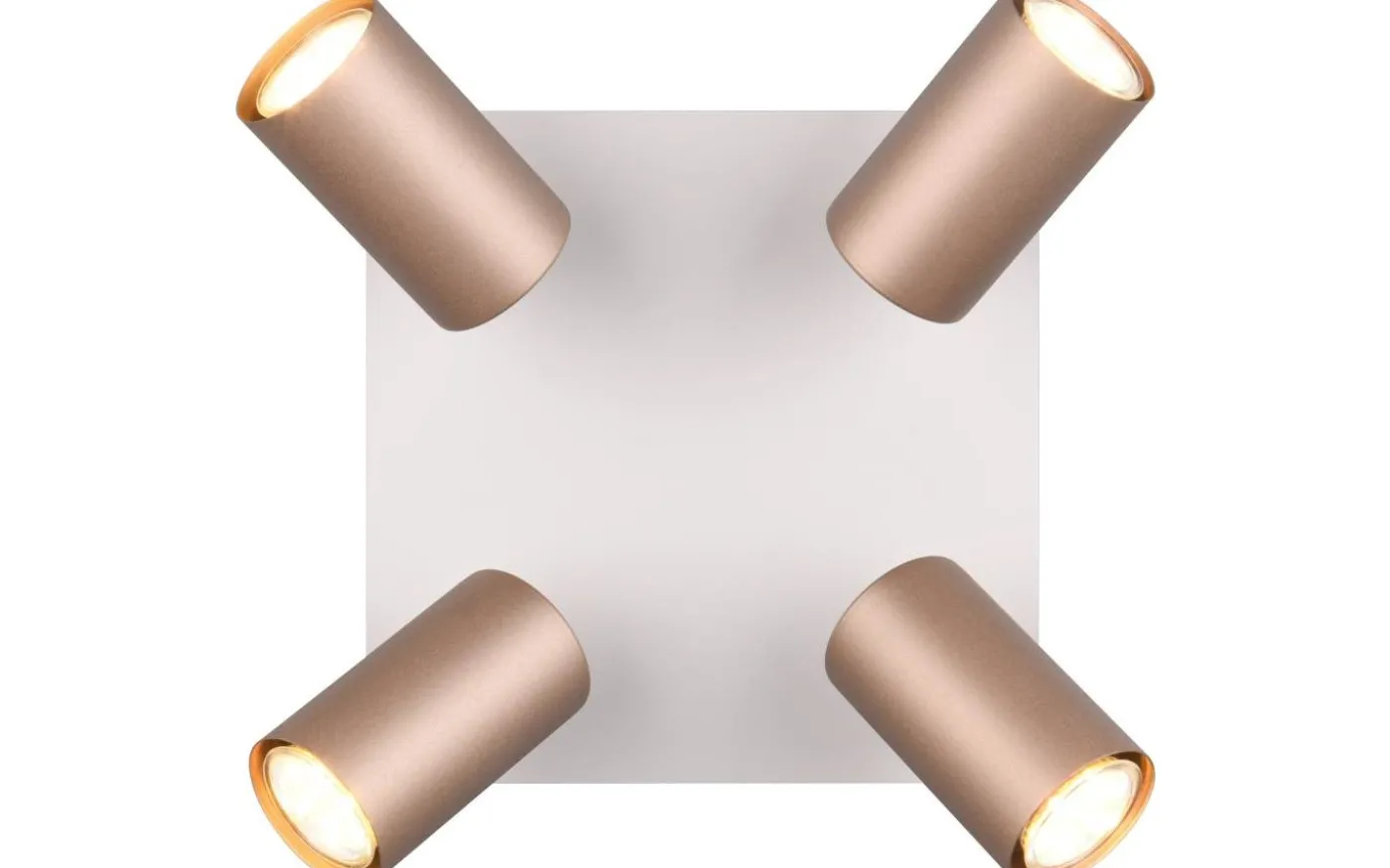 Marley Spotlight 4-delat GU10 kaffebrun/mattvit