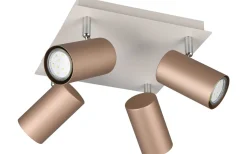 Marley Spotlight 4-delat GU10 kaffebrun/mattvit