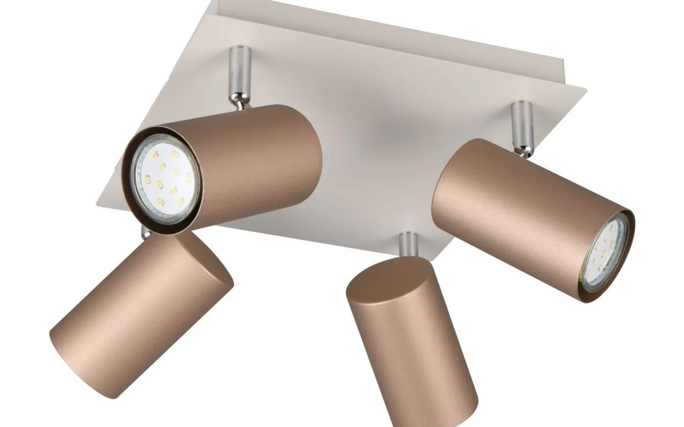 Marley Spotlight 4-delat GU10 kaffebrun/mattvit