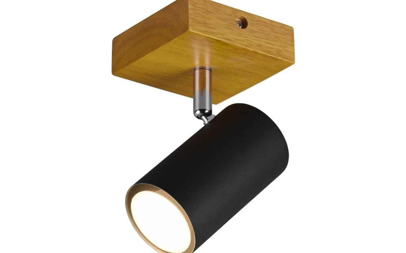 Marley Spotlight GU10 matt svart/trä