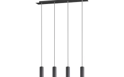 Marley Takpendel 4-delat 75cm GU10 mattsvart