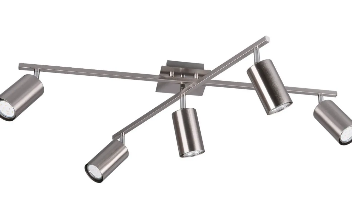 Marley Takspotlight 5-delad GU10 borstad stål