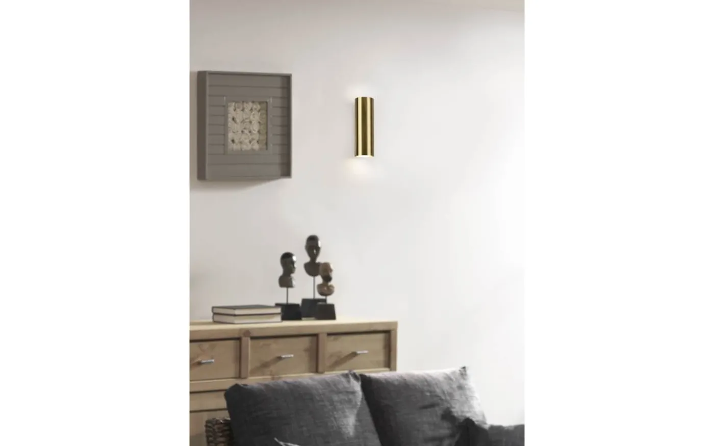 Marley Vägglampa 2xGU10 antikmässing