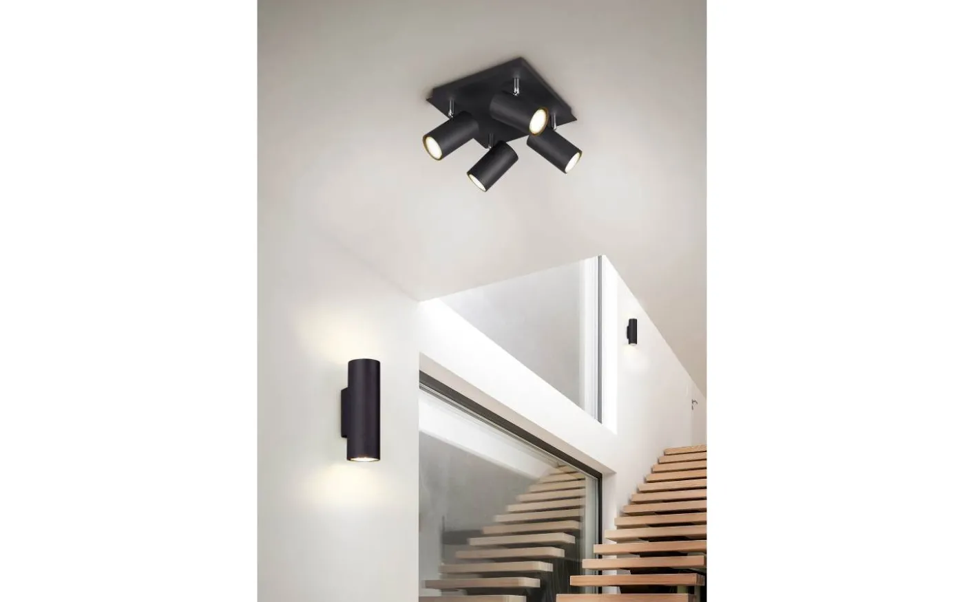 Marley Vägglampa 2xGU10 mattsvart