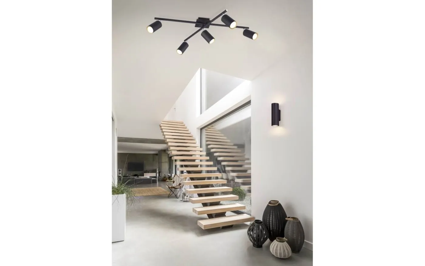 Marley Vägglampa 2xGU10 mattsvart