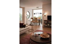 Maronda Golvlampa 152cm Svart/Vit/Brun