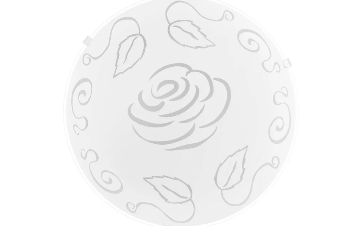 Mars Plafond Ros 24,5cm Vit