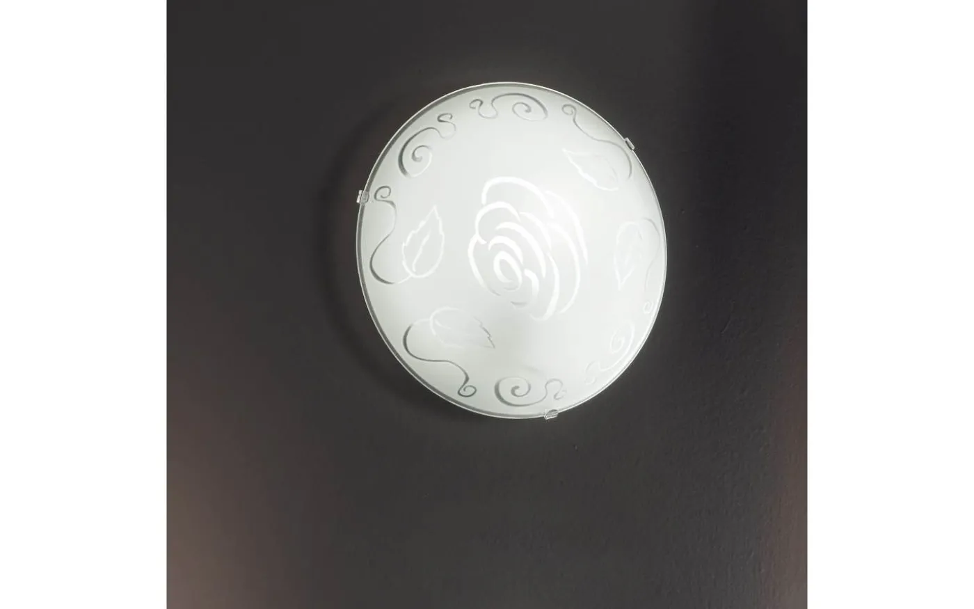 Mars Plafond Ros 24,5cm Vit