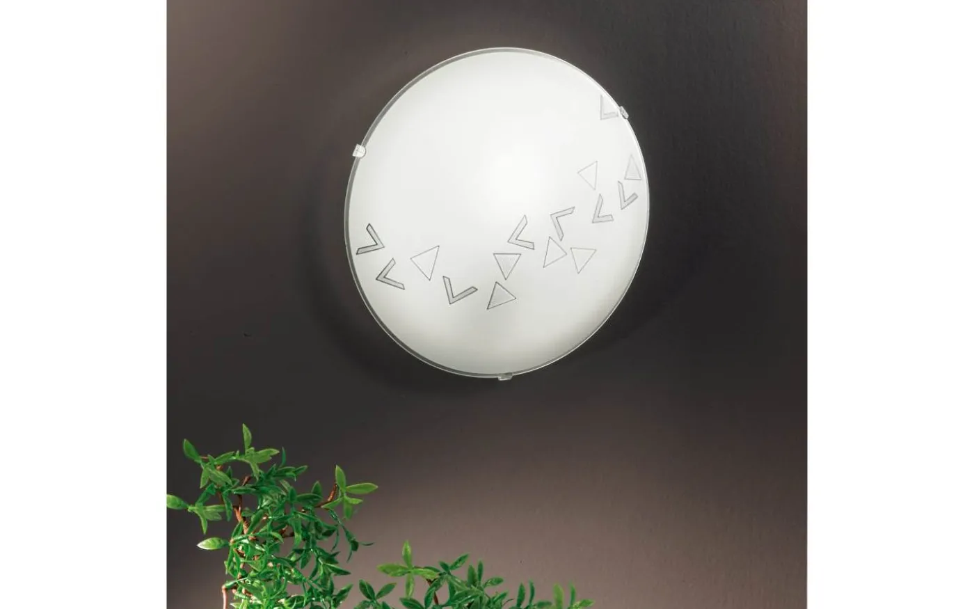 Mars Plafond Triangel 25cm Vit